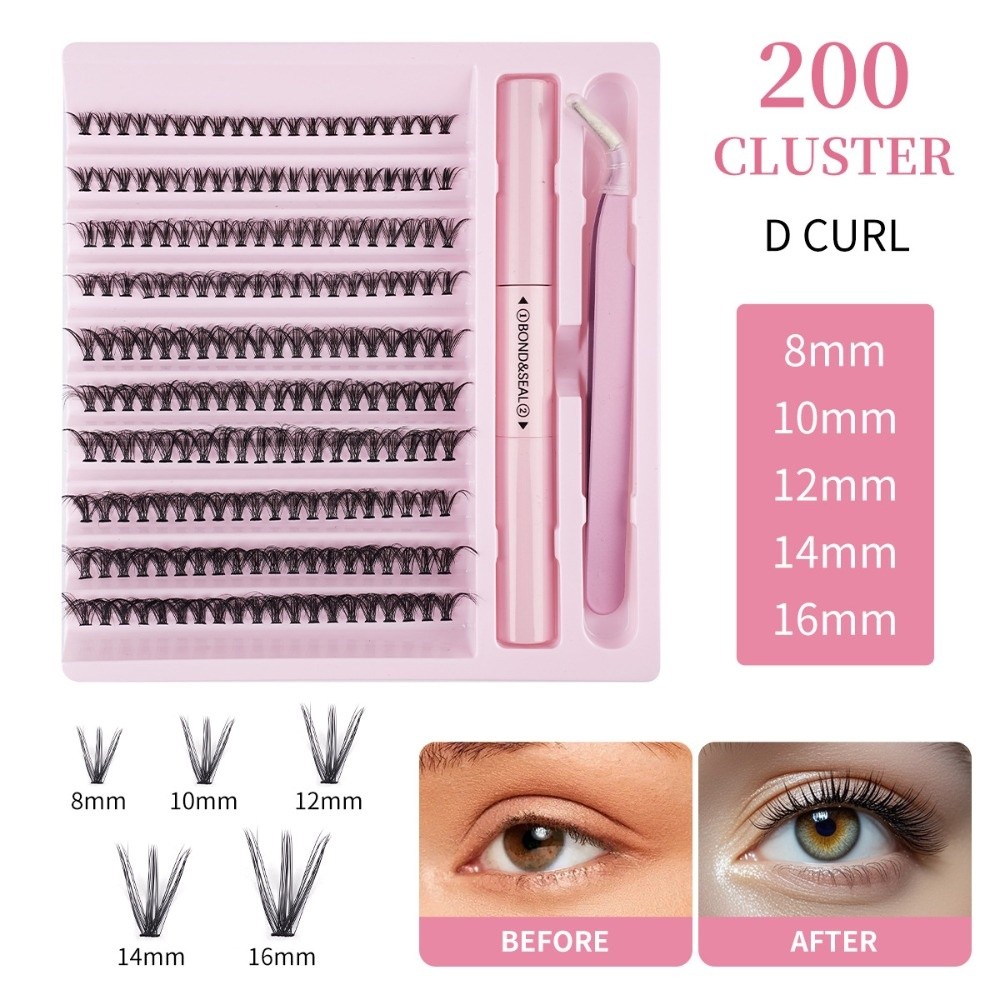 Eyelash Extension Natural Look - High Quality Bond and Seal False