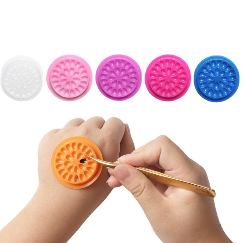 Eyelash Extension Usa - 100pcs Eyelash Glue Holder Eyelashes Extension