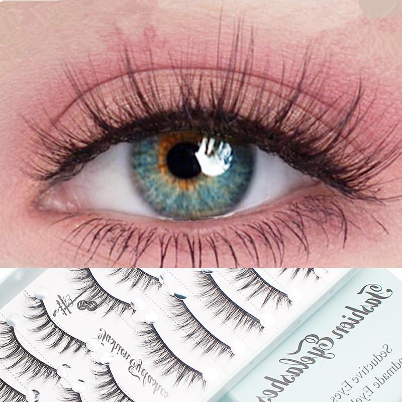 Eyelash Extension Cat Eye Wispy - 10 Pairs Natural Long Wispy Cat