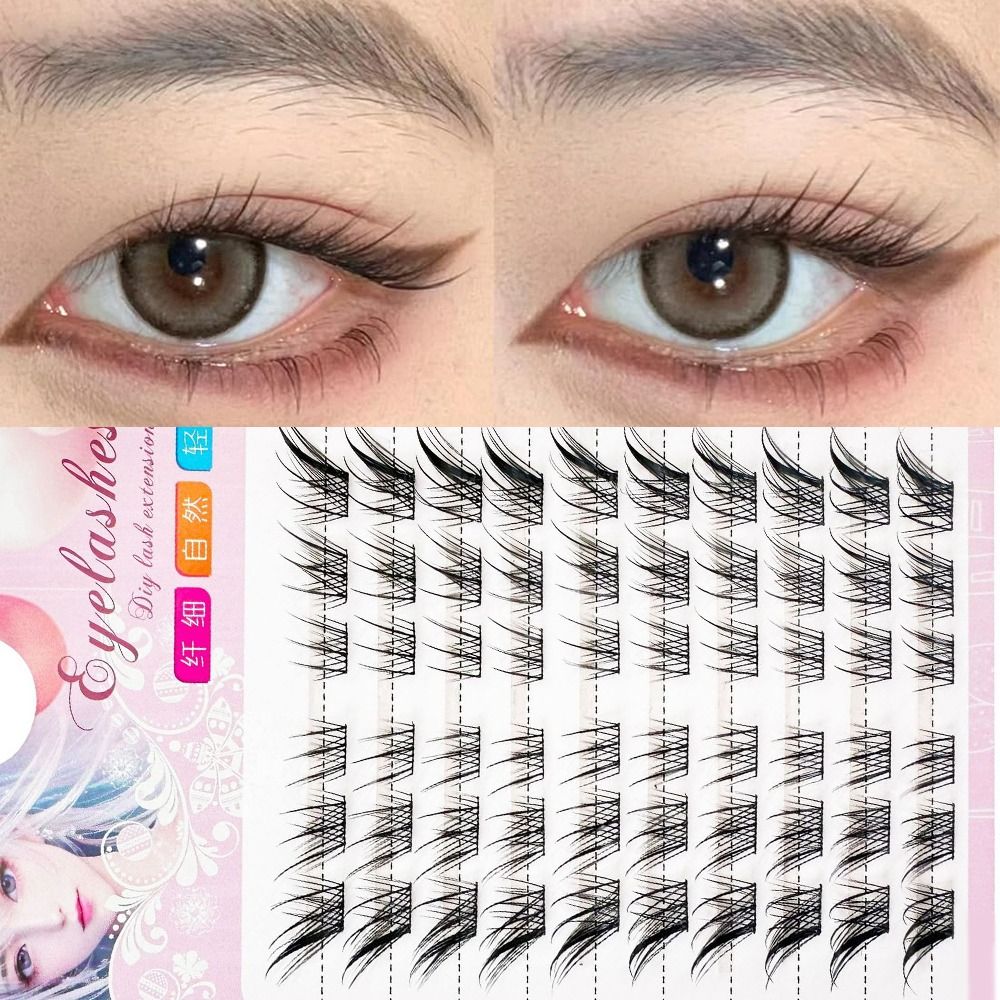 3D Cat Eye Clusters Lashes Nat - огляд і ціна Eyelash Extension Cat Eye Wispy