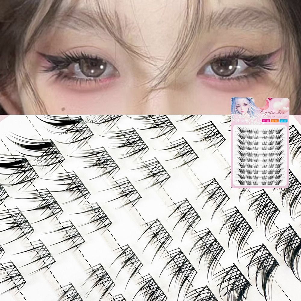 3D Cat Eye Clusters Lashes Nat - огляд і ціна Eyelash Extension Cat Eye Wispy