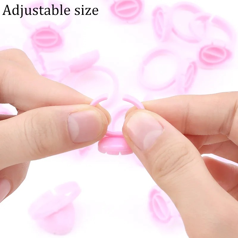 100 Pcs Disposable Eyelash Glu - огляд і ціна Eyelash Extension Usa