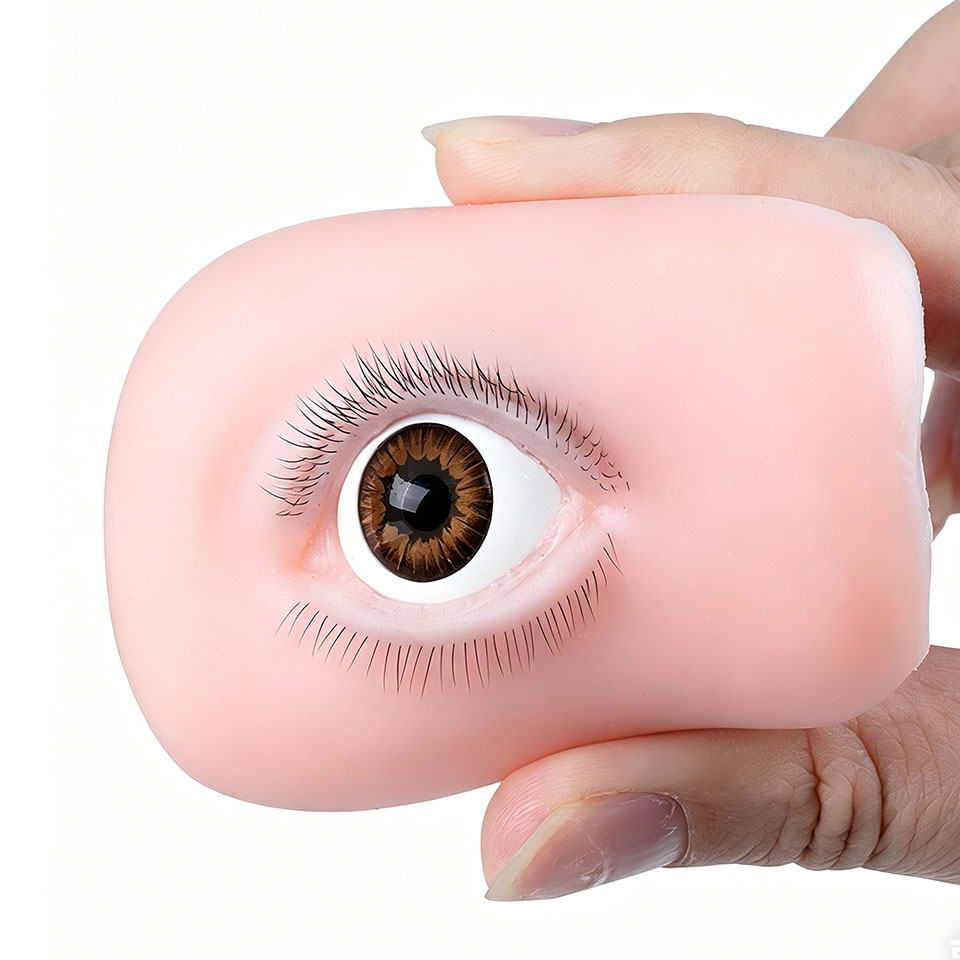 New 5D Eyelash Extension Acade - огляд і ціна Eyelash Extension Open Eye