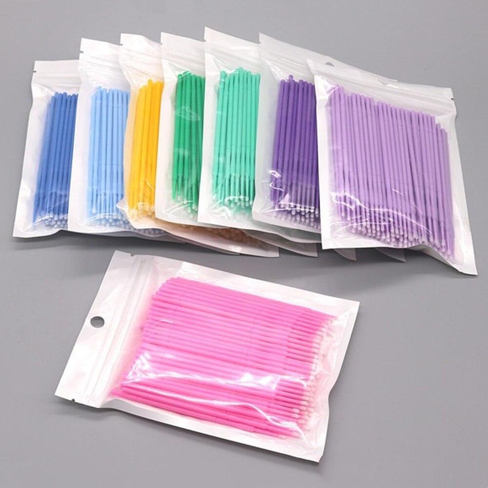 100pcs/lot Micro Brushes Make  - огляд і ціна Eyelash Extension Usa