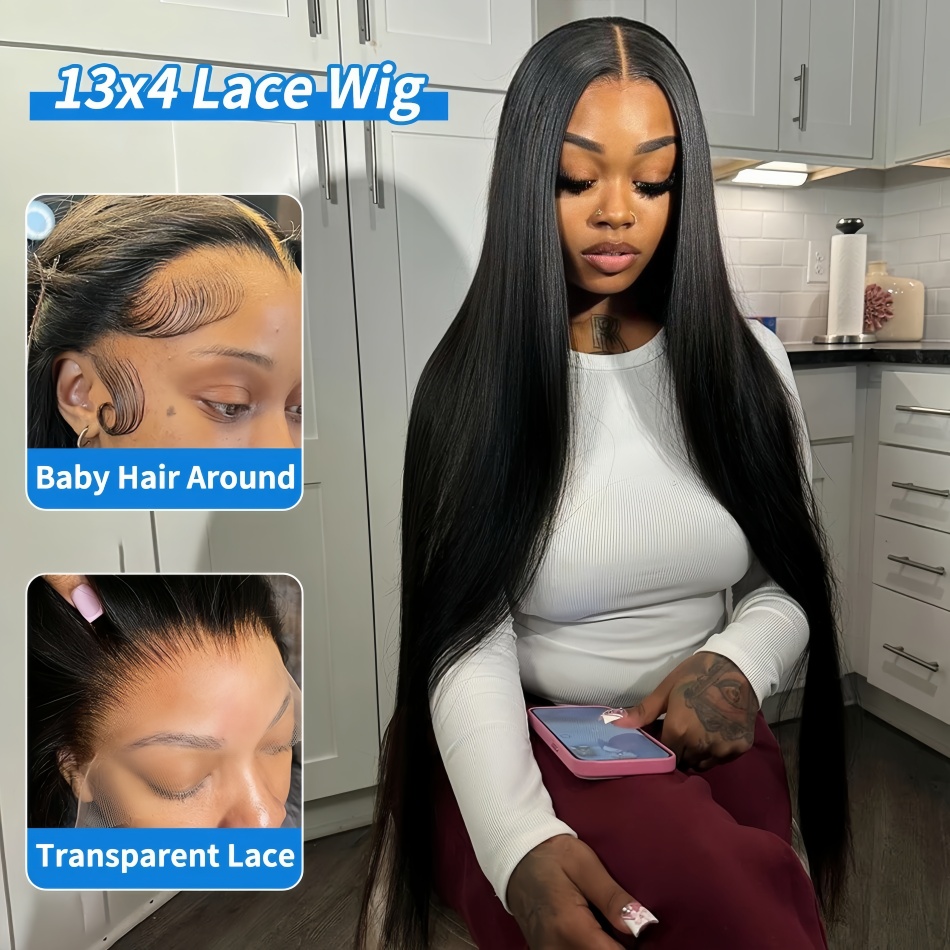 Straight Human Hair Wigs 4x4 5 - огляд і ціна Eyelash Extension Natural Look
