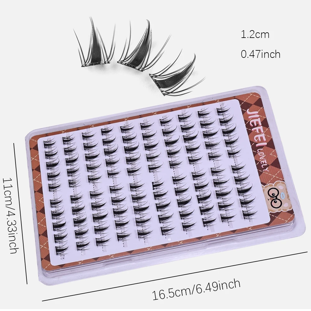 Cute Bunny 10-Row False Eyelas - огляд і ціна Eyelash Extension Uv Glue