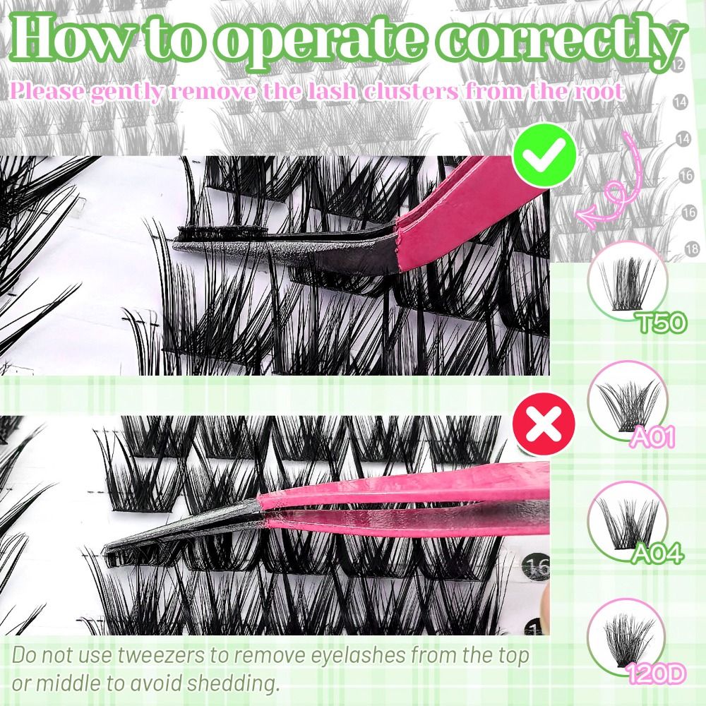 Natural Look False Eyelashes B - огляд і ціна Eyelash Extension Natural Look