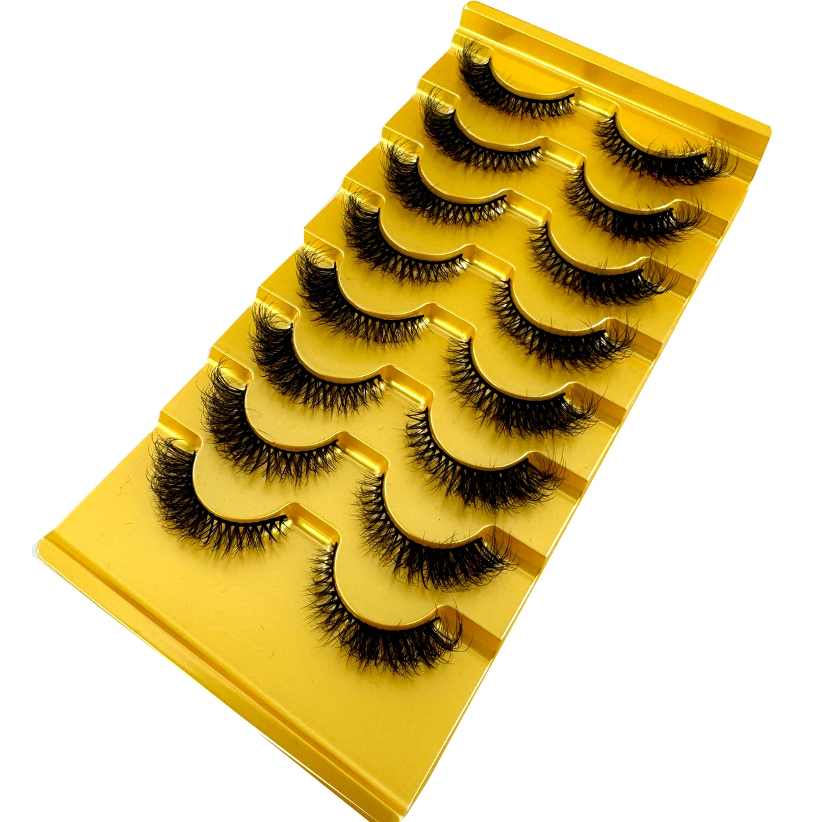 HBZGTLAD New 8 pairs of cat ey - огляд і ціна Eyelash Extension Cat Eye Wispy