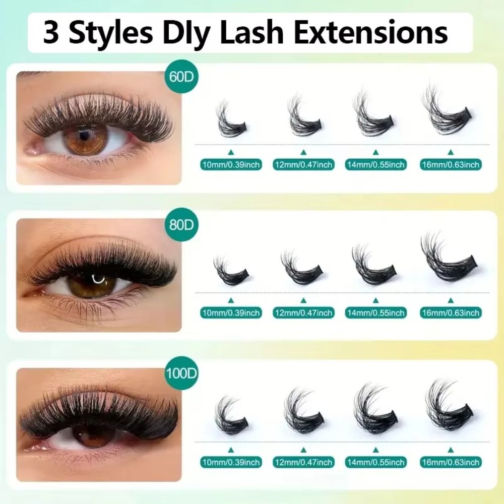 Natural Look False Eyelashes B - огляд і ціна Eyelash Extension Natural Look