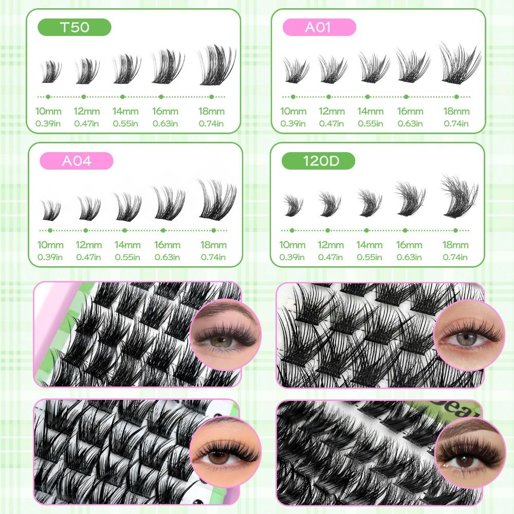 Natural Look False Eyelashes W - огляд і ціна Eyelash Extension Natural Look