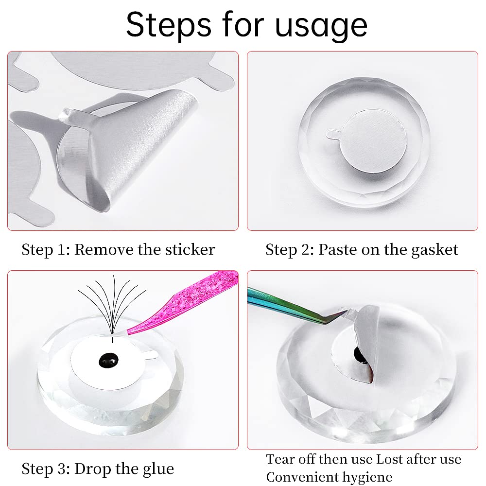300pcs Foil Sticker Pads(10 Sh - огляд і ціна Eyelash Extension Usa