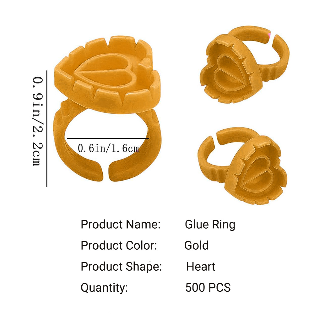 500PCS Glue Rings for Lash Ext - огляд і ціна Eyelash Extension Usa