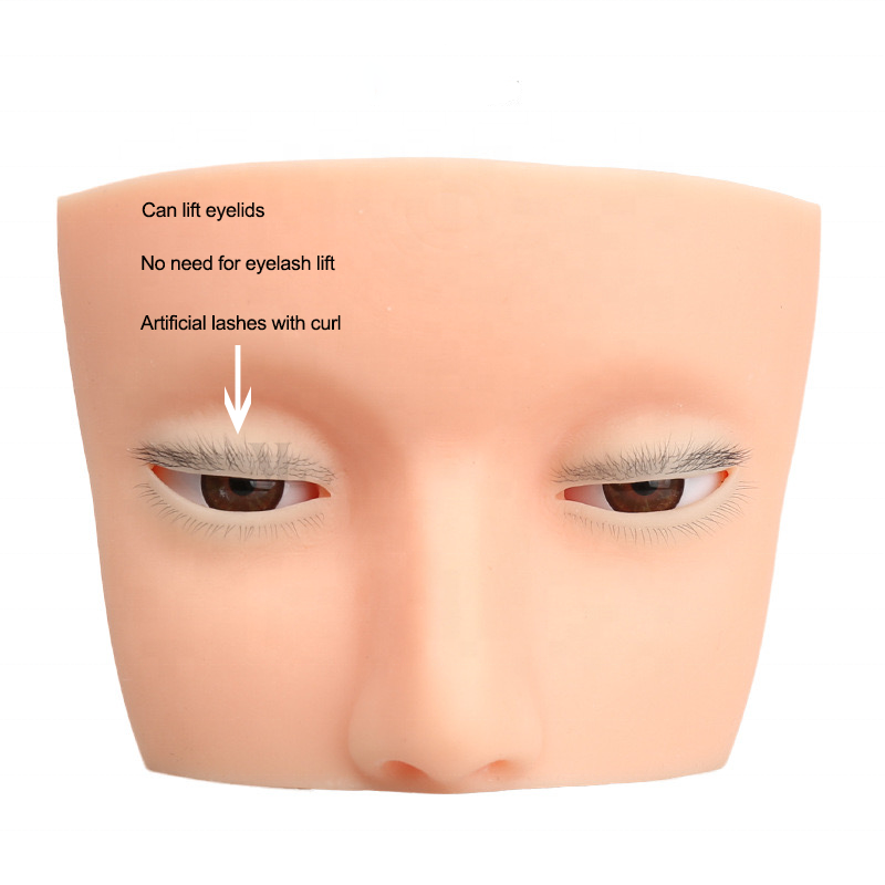 Hot 4-Layer Mini Mannequin | O - огляд і ціна Eyelash Extension Open Eye