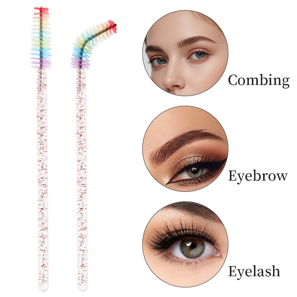 50PCS Rainbow Crystal Eyelash  - огляд і ціна Eyelash Extension Usa