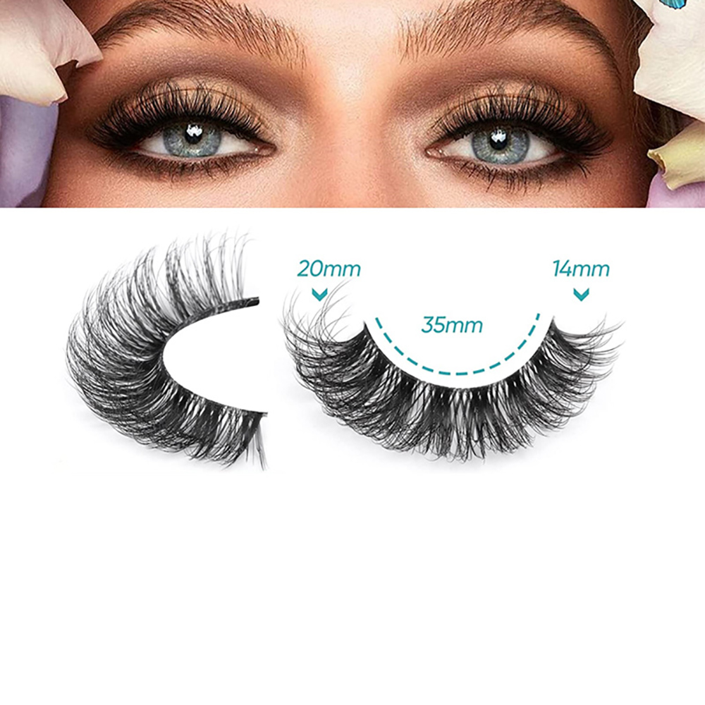 10 Pairs False Eyelashes 6D Su - огляд і ціна Eyelash Extension Cat Eye Wispy
