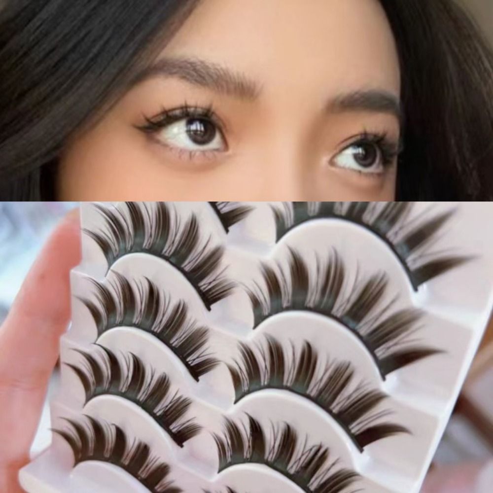 Natural Wet Look Manga Lashes  - огляд і ціна Eyelash Extension Cat Eye Wispy