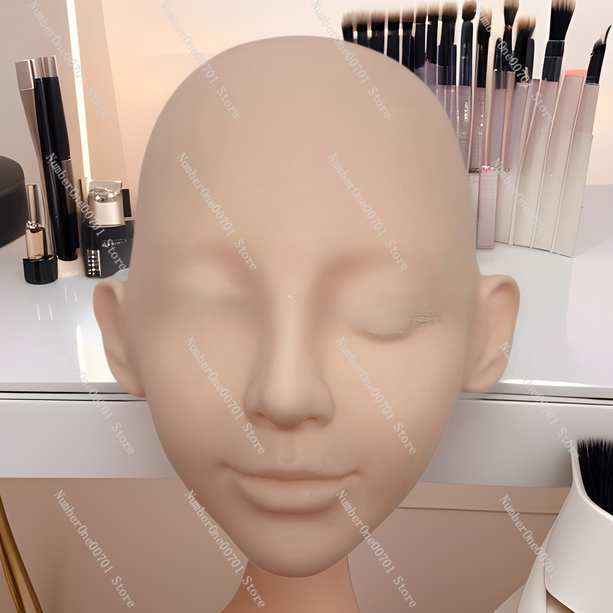 3-Layer Silicone Mannequin Hea - огляд і ціна Eyelash Extension Open Eye