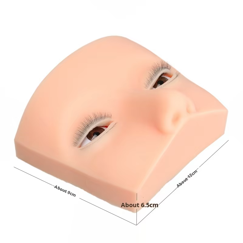 4 Layered Mannequin Head for E - огляд і ціна Eyelash Extension Open Eye