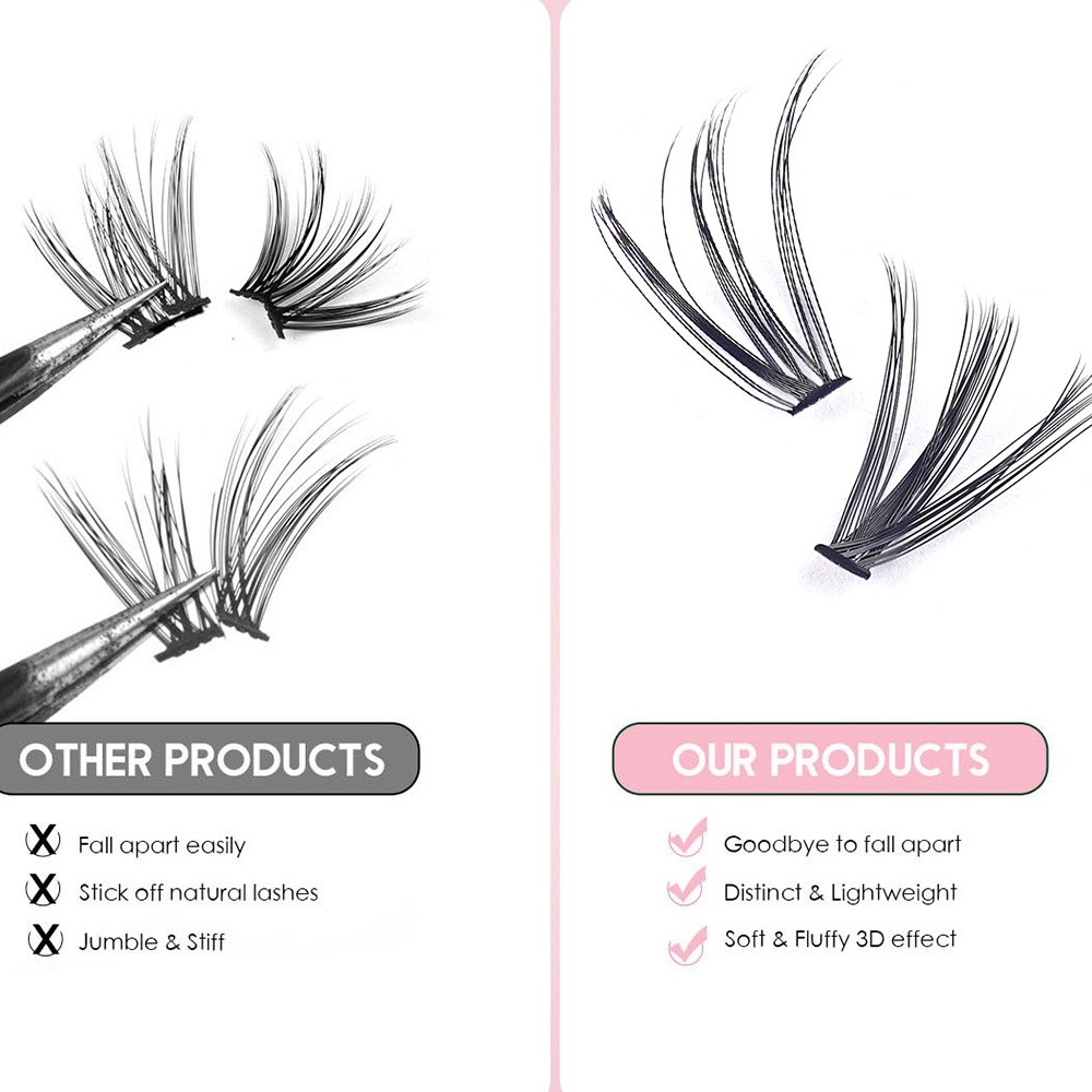 8-16mm Length False Eyelashes  - огляд і ціна Eyelash Extension Natural Look