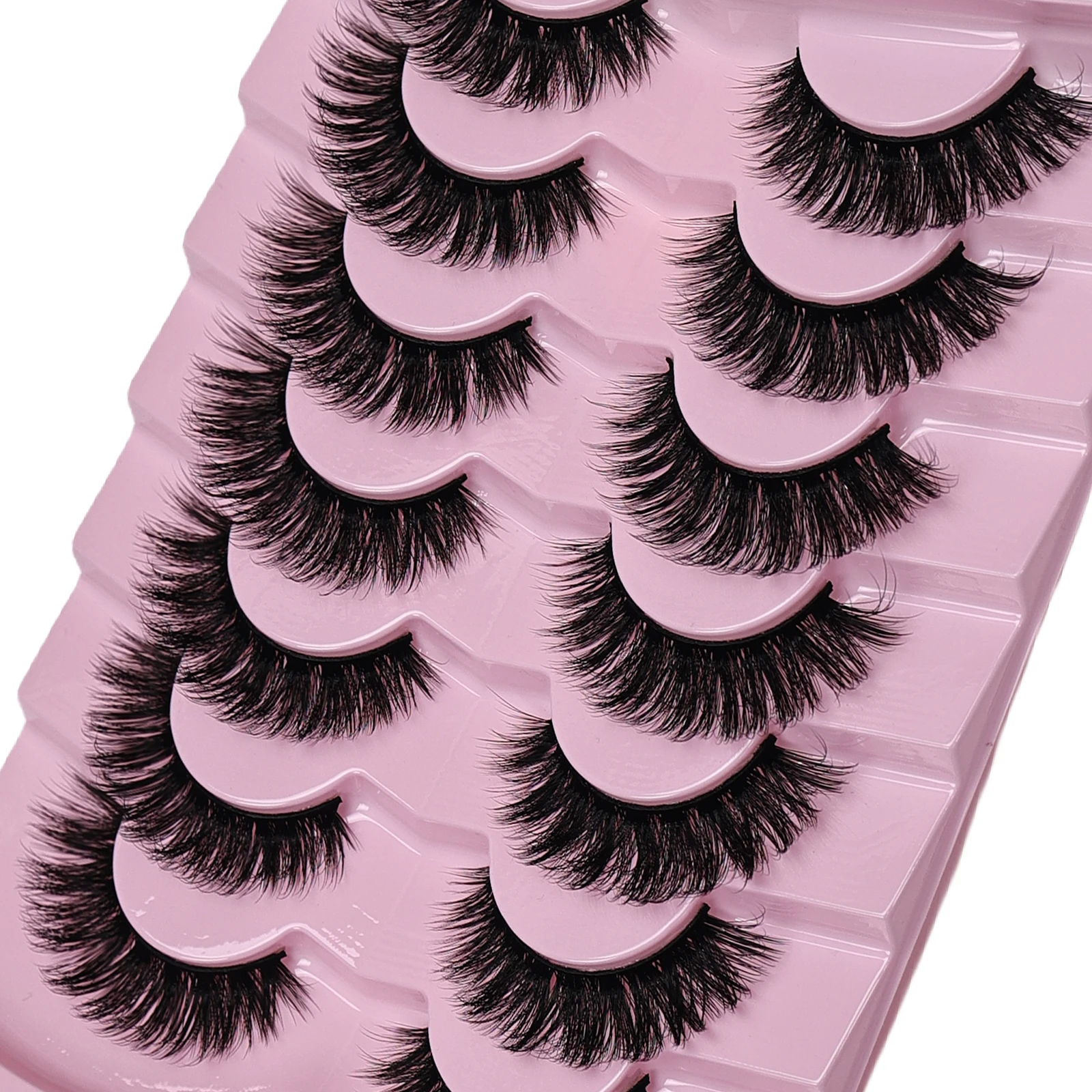7 Pairs Cat Eye Lashes Volume  - огляд і ціна Eyelash Extension Cat Eye Wispy