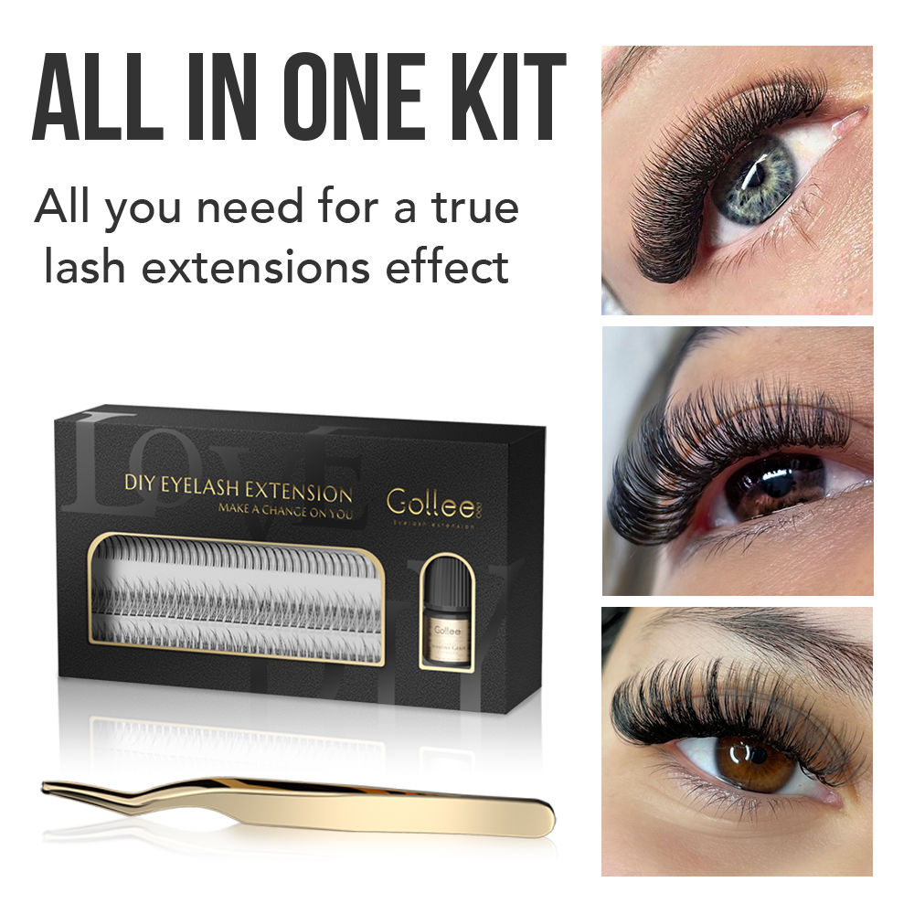 Gollee DIY Lash Extension Gift - огляд і ціна Eyelash Extension Open Eye