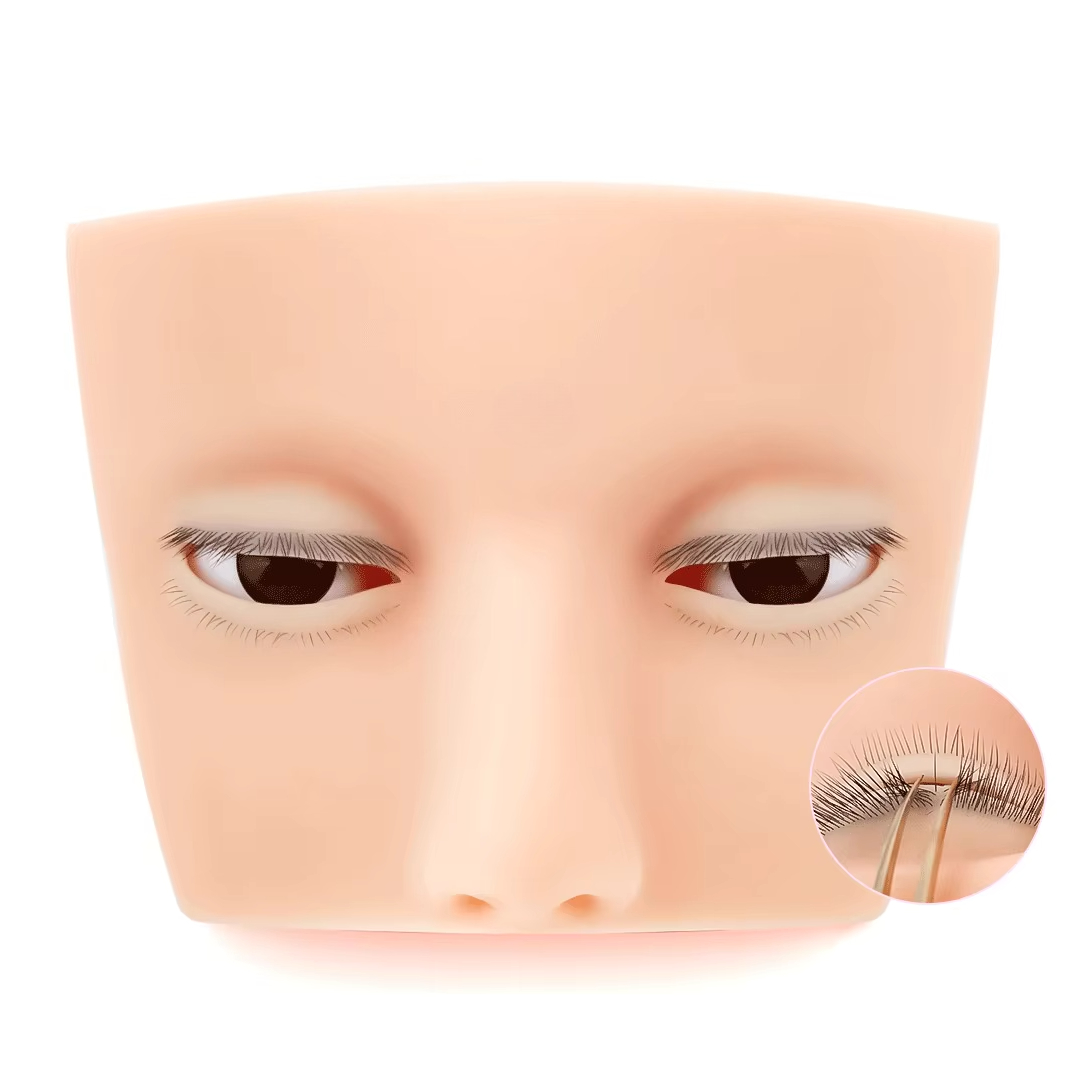 Hot 4-Layer Mini Mannequin for - огляд і ціна Eyelash Extension Open Eye