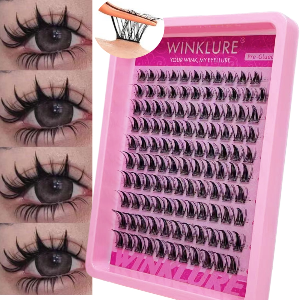 WINKLURE Self-Adhesive False E - огляд і ціна Eyelash Extension Uv Glue