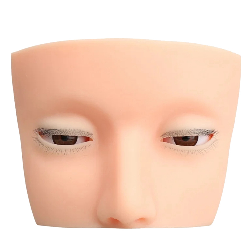 New Real 4 Layers Mannequin He - огляд і ціна Eyelash Extension Open Eye